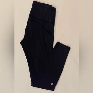 Lululemon navy blue leggings size 2